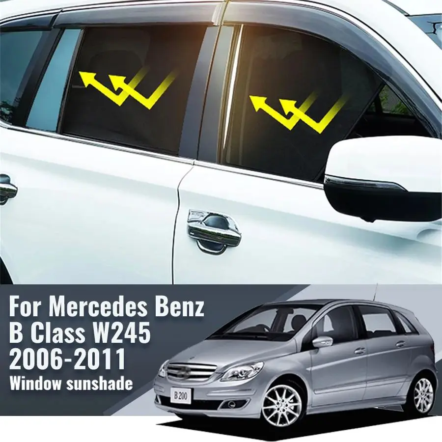 

For Mercedes Benz B Class W245 2006-2011 Car Sunshade Visor Front Windshield Frame Curtain Rear Baby Side Window Sun Shade