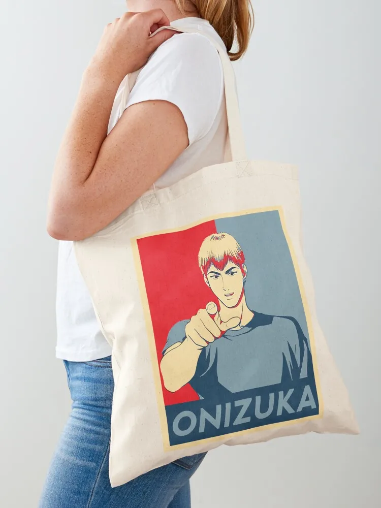 Eikichi Onizuka Tote Bag Women's shopper bag luxury women Canvas bag university shopper