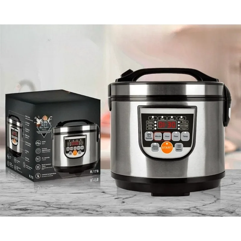 Smart Electric Rice Cooker 5L Large Capacity Multifunction Automatic Cooking Pot