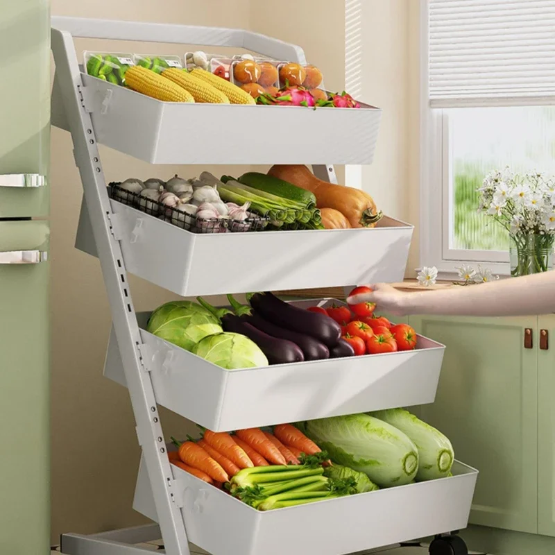 

Multi Layer Kitchen Shelf Countertop Pot Rack Under Sink Cabinet Storage Bilateral Pots and Pans Organizer SpaceSaving Design