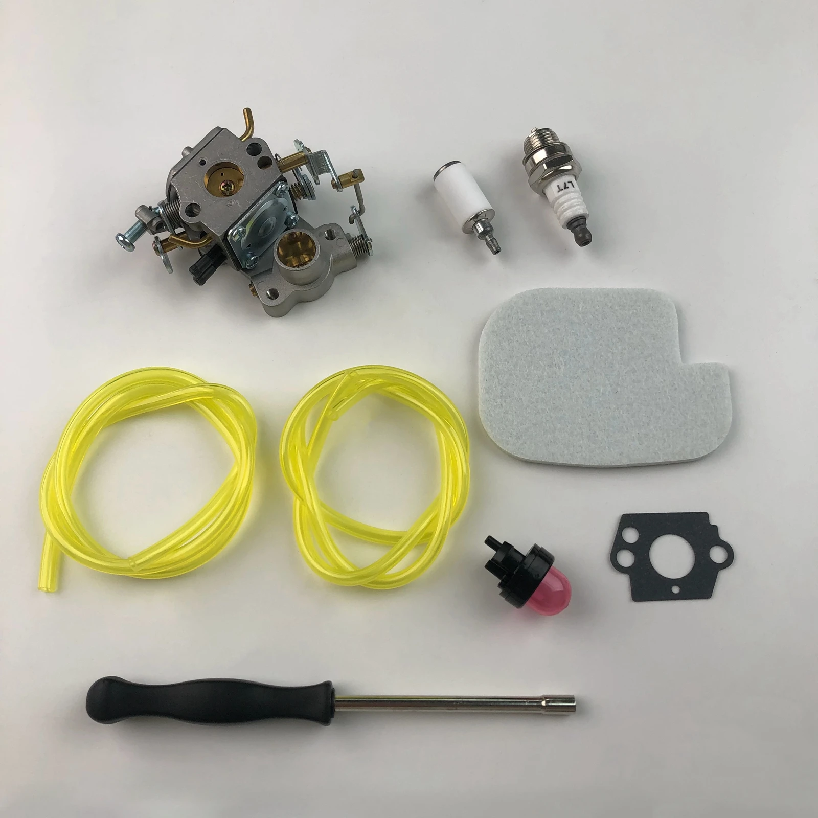 Carburetor Kit Fit For Poulan Pro P3314WS P3314WSA P3516PR W-26 C1M-W26 C1M-W26A C1M-W26B C1M-W26C 545070601 545040701 Chain Saw