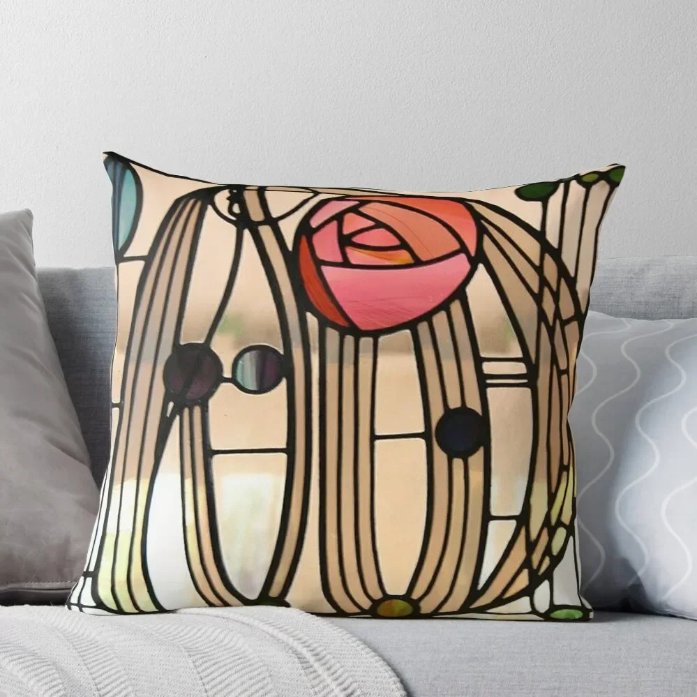 Window - Charles Rennie Mackintosh Throw Pillow Room decorating items ornamental pillows for living room Covers For Sofas Pillow