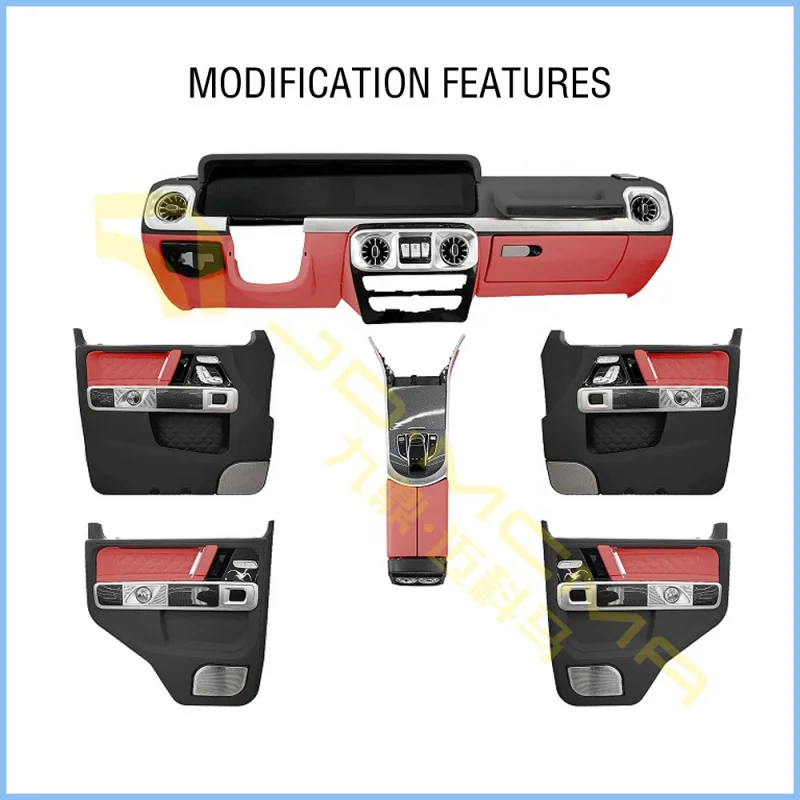 JDMCMA Latest Kit Of Mercedes g class interior upgrade kit w463 Upgrade to W463A/W464 2002-2018