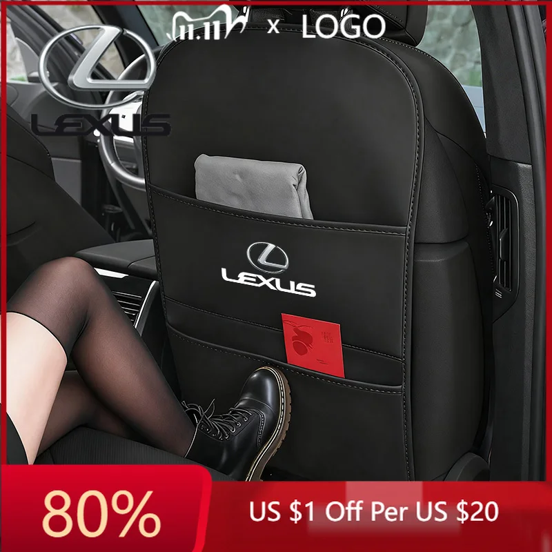 

Наклейки для интерьера автомобиля из искусственной кожи, защитные накладки на спинки сидений от ударов, для Lexus F-SPORT ES RX NX LS UX LM LX GX LC, модель 2026 года, хит продаж
