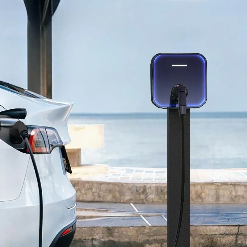 11KW Type 2 Socket AC Wall Mounted Home EV Charger Smart AC Car Charging Station Auto Charging Wall Charger