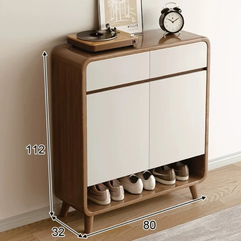 Luxury Space Saving Shoes Cabinets Wood Salon Hidden Closet Shoes Cabinets Rack Corner Szafka Na Buty Furniture Living Room