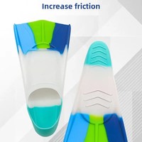 Adult Silicone Aquatic Fins Diving Snorkeling Swimming Training Children's Divingshoe Footwear for Water Sports And Entertainmen