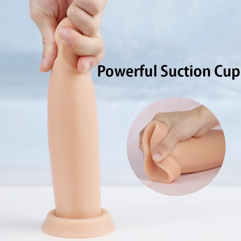 Huge Realistic Dildo Soft Thick Dildos Vaginal Stimualtor Giant Fake Penis Big Anal Butt Plug Sex Products Toys For Male Female