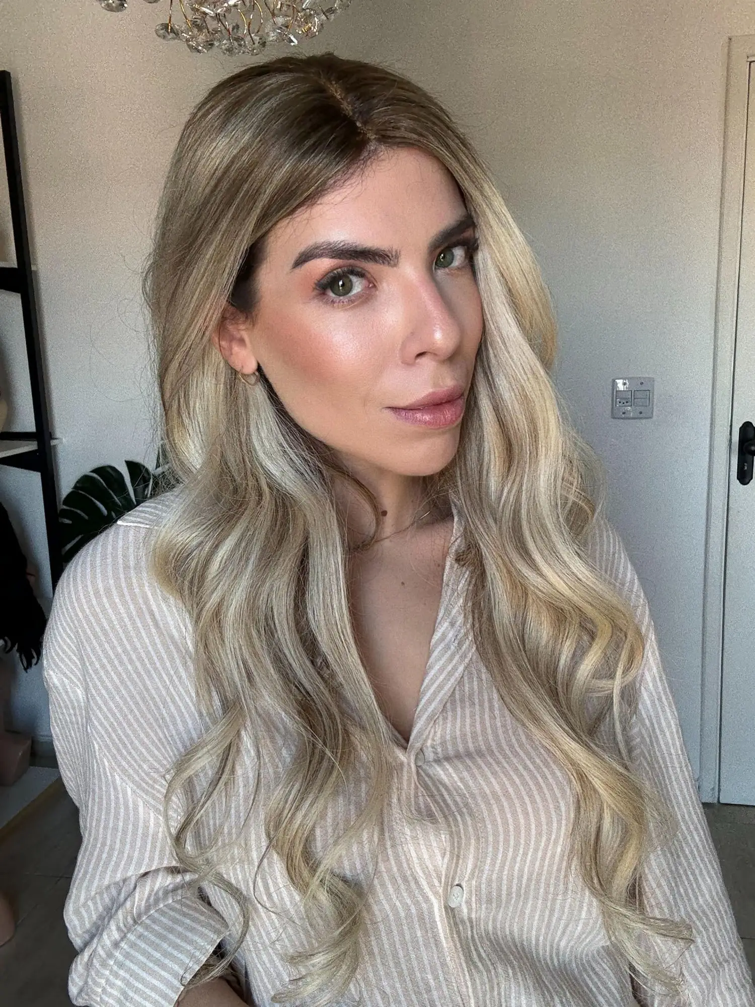 العصرية شعري الطبيعي 13x4 أومبير الرماد شقراء الجسم موجة الدانتيل الباروكة الأمامية مع جذور بنية شعر مستعار مقاوم للحرارة 24 بوصة أعلى بيع #3