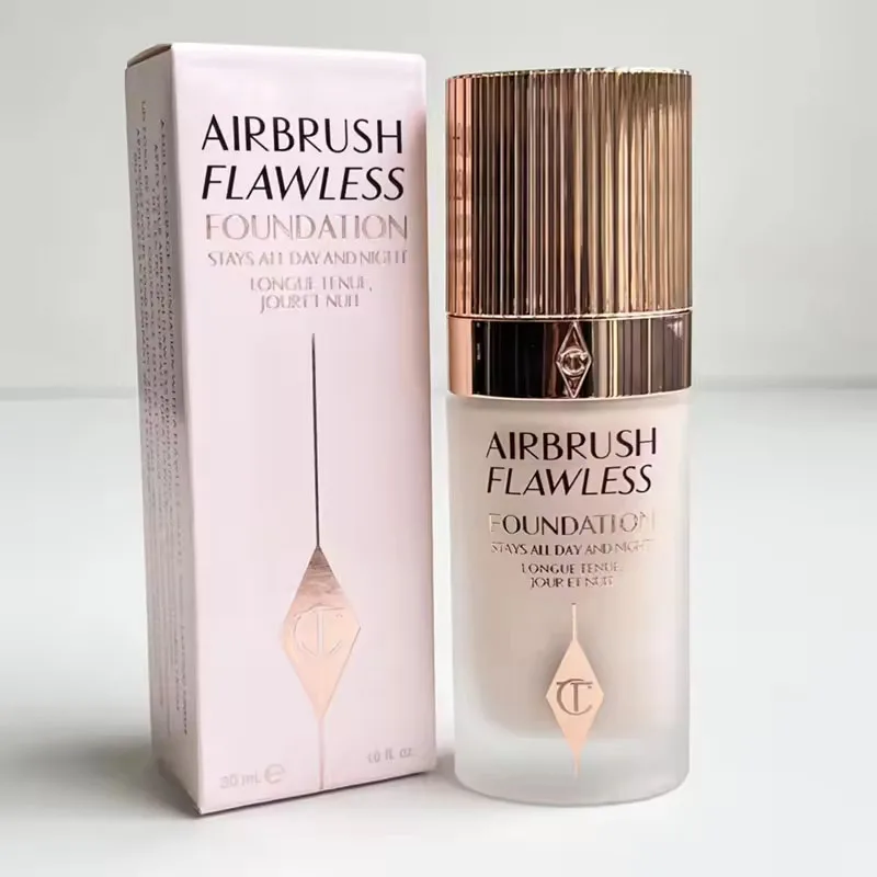 Base de Maquillaje Líquida CT 4 Colores, Botella Superfina, Control de Grasa, Embellecedora de la Piel, Duradera, Resistente al Agua, Cosméticos de Maquillaje para Mujer