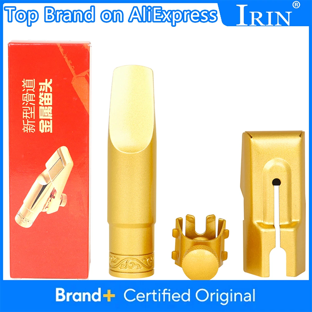 

Мундштук для саксофона для альт-сопрано, тенор-саксофона, металлические латунные мундштуки, детали для саксофона, аксессуары для деревянных духовых инструментов