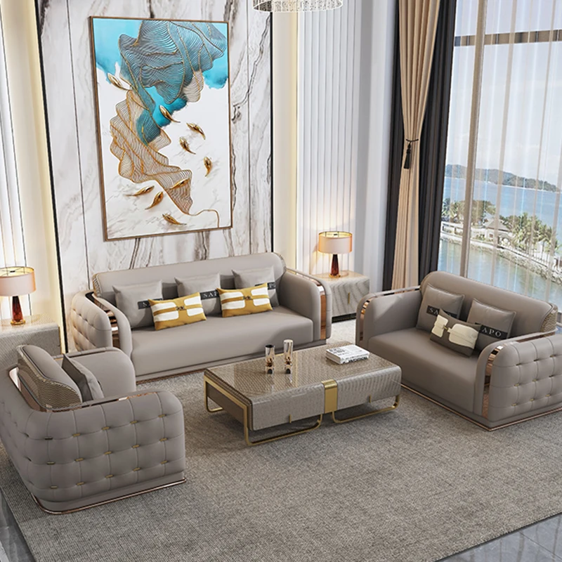 Divani doppi pigri moderni Semplici riempitivi europei Scelta divano del soggiorno Divanetto nordico Designer Trendy Divano Salon Furniture