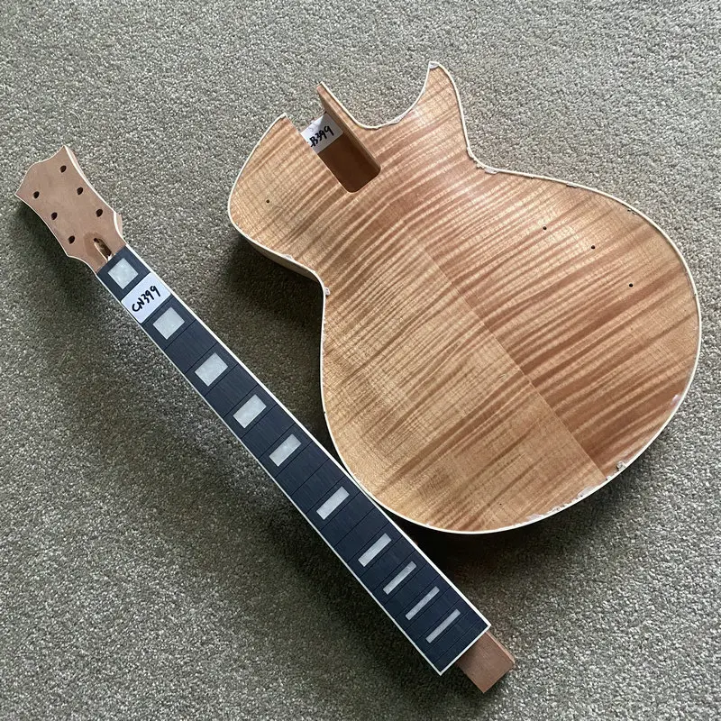 

6 String Electric Guitar Kits Genuine Tagima Mirach Semi Finishing Do it Yourself Guitar Set Solid Mahogany Body+Neck No Frets