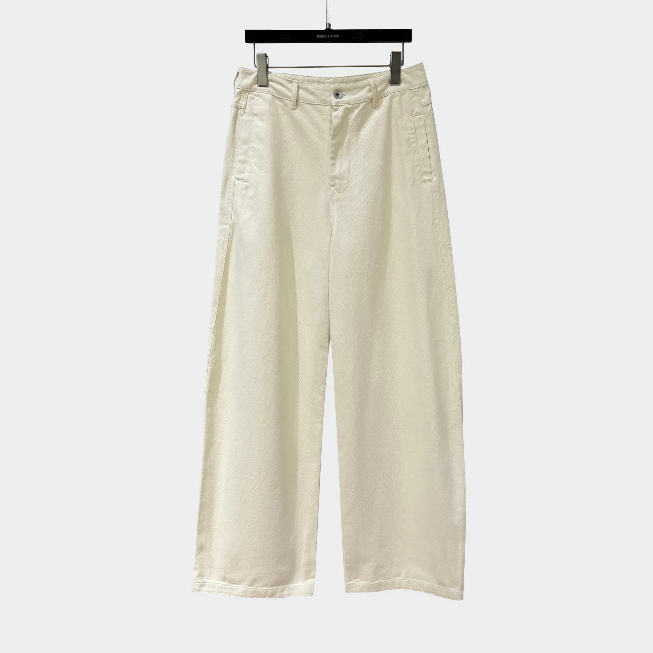 

Women's Jeans Stamping High Waisted Versatile Casual Jeans for Women High Street White Pants