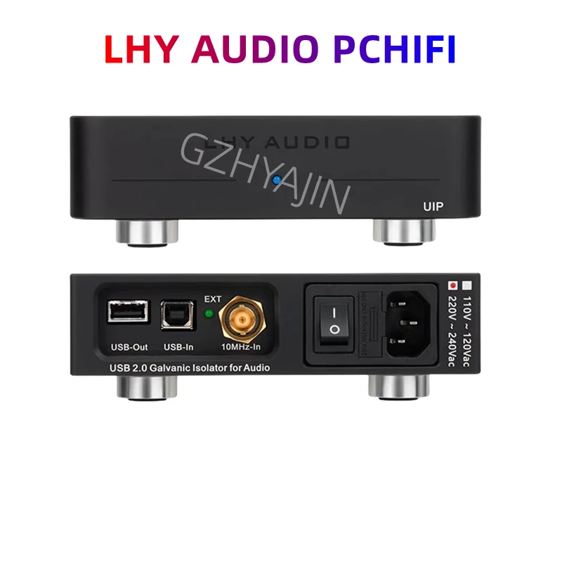 LHY AUDIO PCHIFI fever audio USB purification isolator ADuM4165 high-speed 480M crystal oscillator OCXO clock input