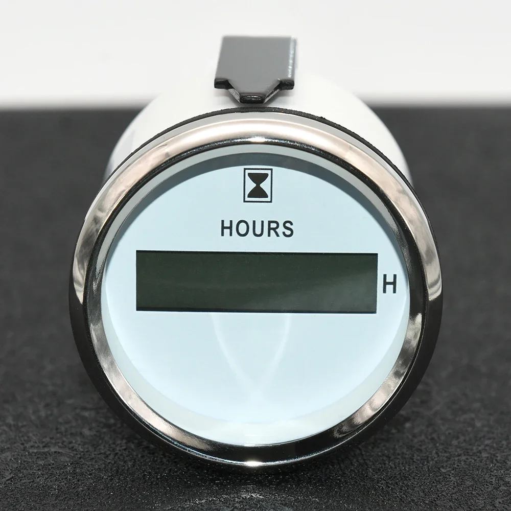 Universeller 52-mm-Stundenzähler, digitaler Stundenzähler, Messgerät, Zähler, wasserdichtes digitales Zeigerinstrument mit roter Hintergrundbeleuchtung