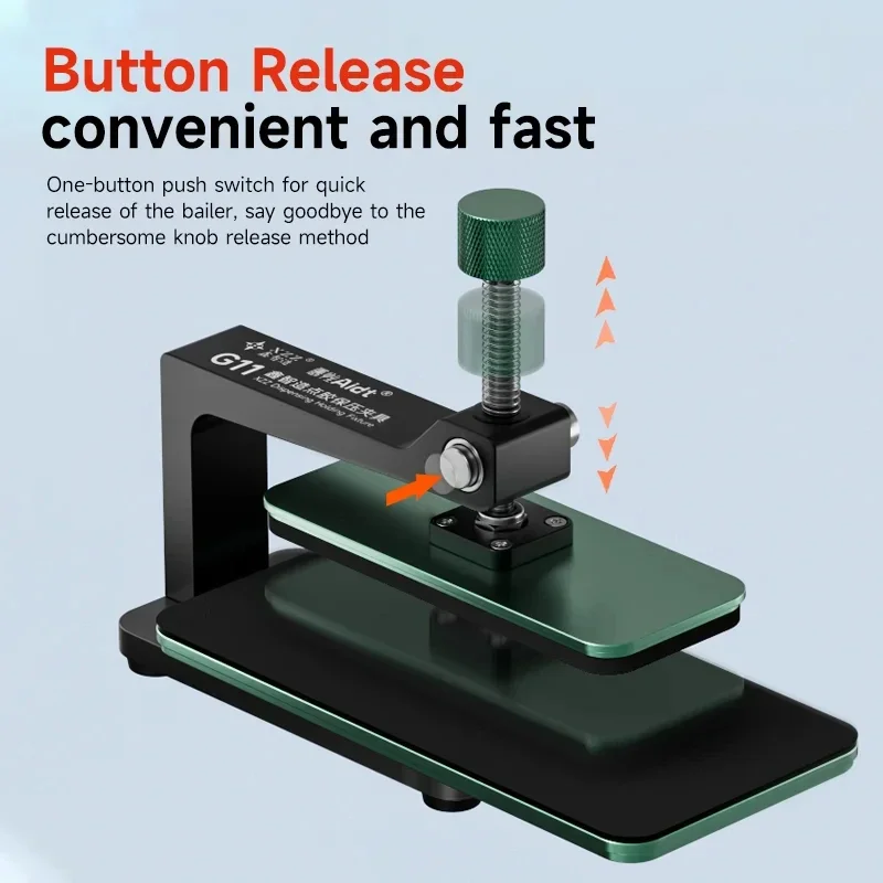 XZZ G11 Dispensing Holding Fixture 360° Arbitrary Rotation For Mobile Phones Rear Glass Removal Clamp Maintaining Fixture