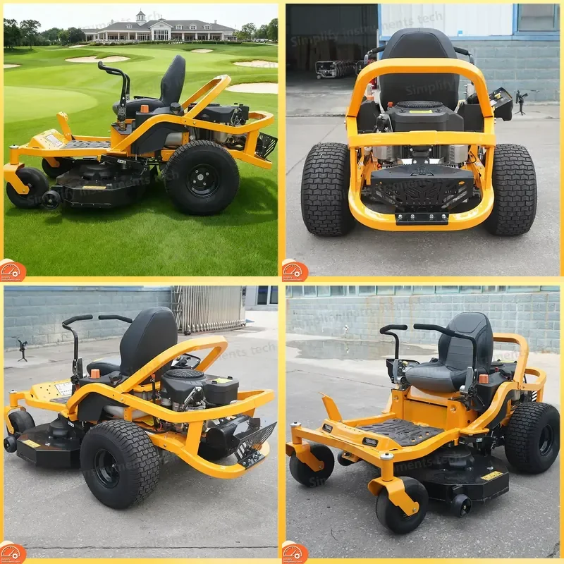 Gas Powered 46 Inch 26HP Zero Turn Riding Lawn Tractor 360 Degree Zero Turn Mower for Yard Lawn Maintenance