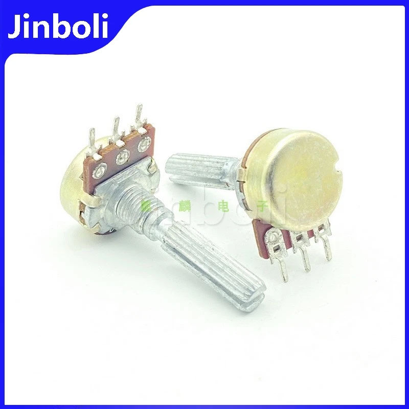 3 قطعة 16 نوع B50K 3-pin واحد الجهد مكبر للصوت مكبر صوت التحكم في مستوى الصوت قابل للتعديل المقاوم B503 مقبض 30 مللي متر