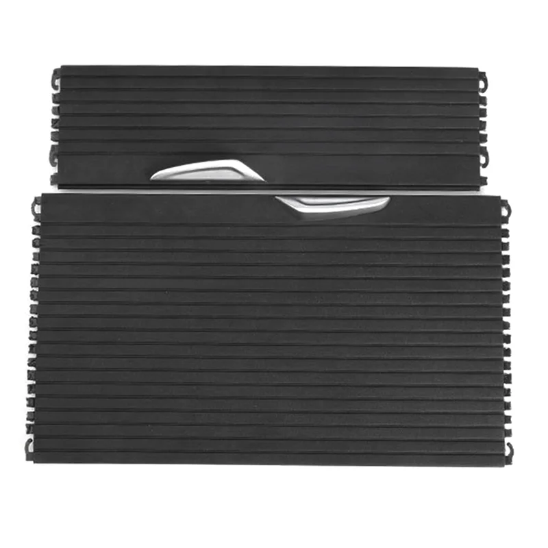 

MYMF-2 Pcs Center Console Cup Holder Cover Drink Water Cup Holder Cover Zipper Rolling Curtain For BMW X1 X2 F48 F49 F39 5116929