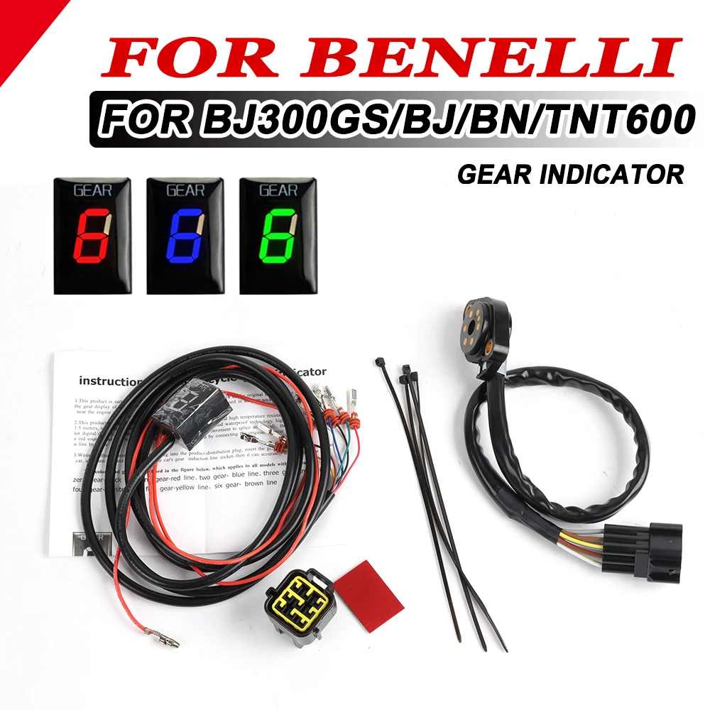 For Benelli 300 BJ300GS BJ250-15 BN300 TNT300 TNT600 TNT 600 Motorcycle Accessories Gear Indicator Gear Position Sensor 6 Speed