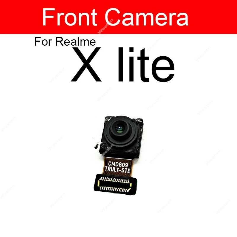 For Oppo K3 For Realme X Lite Front Lift Lens Cover Frame Rear Camera Vibrator Flex Cable Front Camera Lens Frame Moto Parts