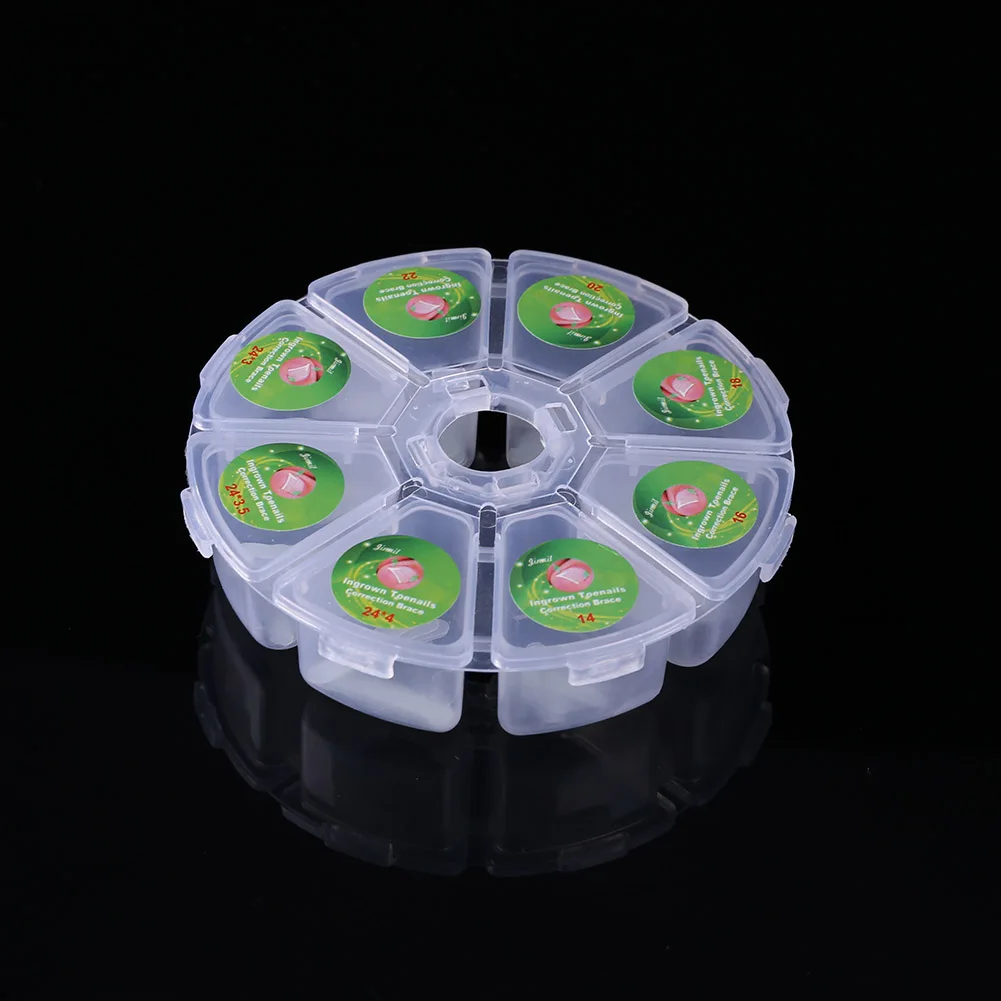 Pegatina para uñas de los pies, Parche de corrección gruesa, herramientas para el cuidado de los pies, 100 unids/lote por caja