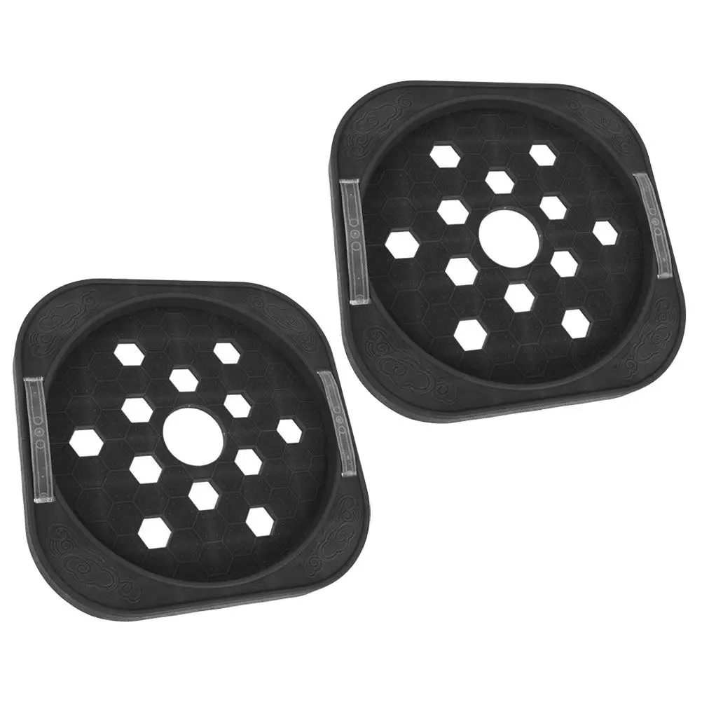 

Комплект из 2 подставок для газовых баллонов: утолщенные, усиленные пластиковые поддоны с основанием из нержавеющей стали, на колесиках, для кухонного пола