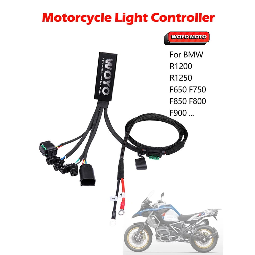 WOYO Motorcycle Light Controller Suitable For BMW GS For Harley Pan Am Motorcycle Headlight CAN Bus Electrical System Controller