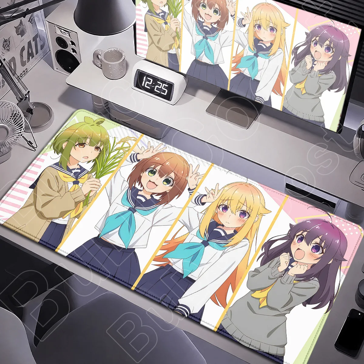 Shikanoko Noko My Deer Friend Nokotan Anime Mousepad E-sport Gamer Cabinet Carpet PC Gaming Accessories HD Printing Tabletop Mat