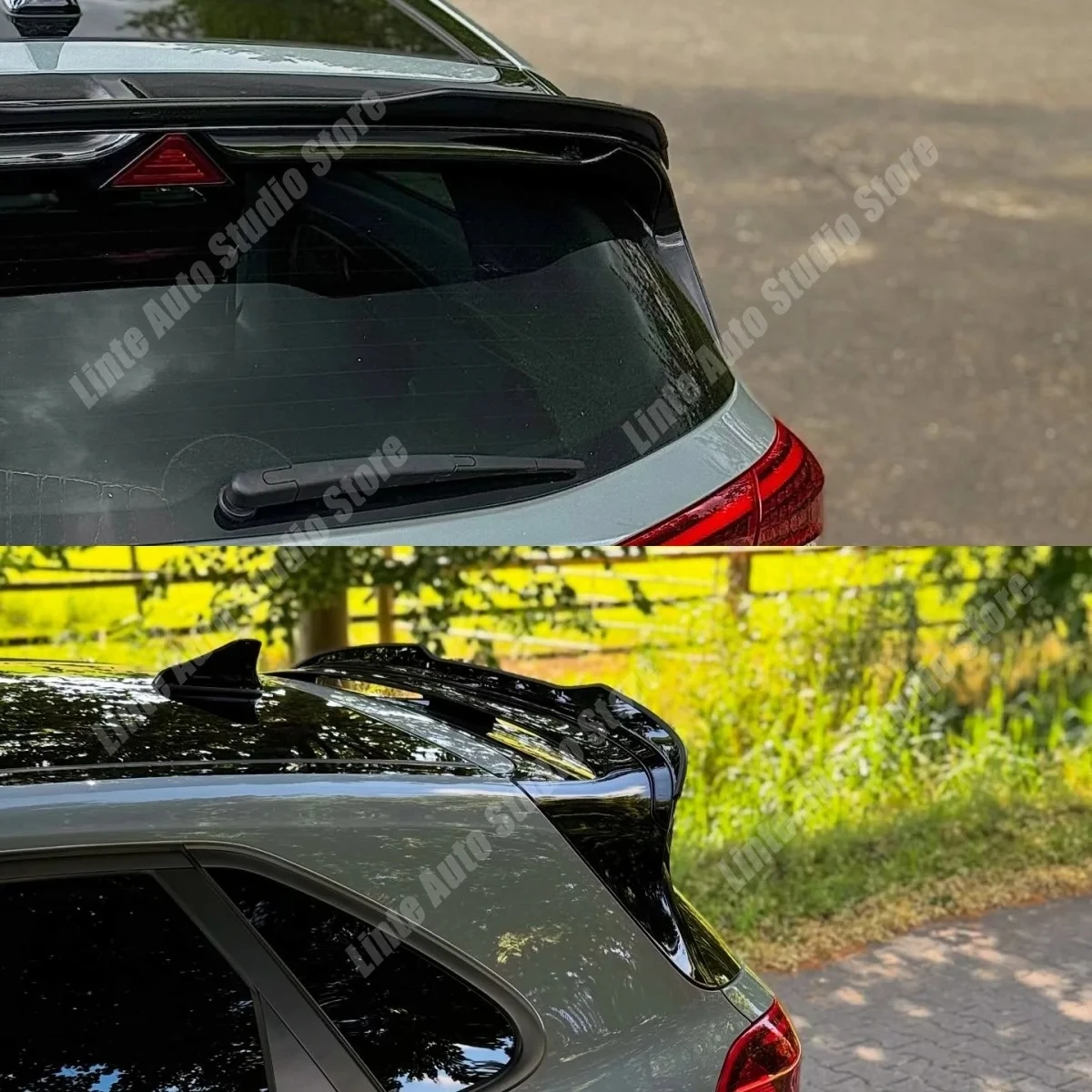 Rear Spoiler for Hyundai I30 N Hatchback Mk3 / Mk3 Facelift 2017-2025 ABS Roof Top Tail Wing Cover Body Kits Tuning Accessories view 2