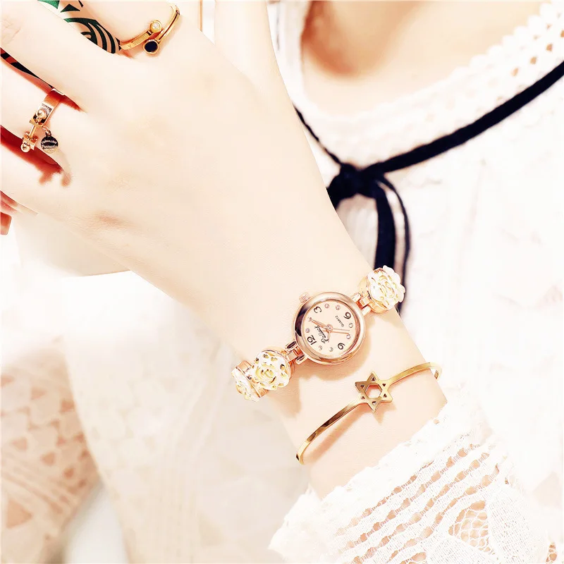 Vente Chaude De Modus De Luxe Femmes Montres Femmes Armband Montre Uhr Kristall Edelstahl Frauen Uhren Luxus