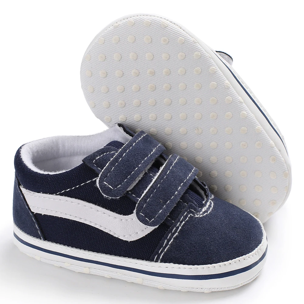 2023 neonato scarpe da neonato Pre-Walker suola morbida scarpe da carrozzina scarpe da bambino primavera/autunno scarpe da ginnastica di tela Bebes