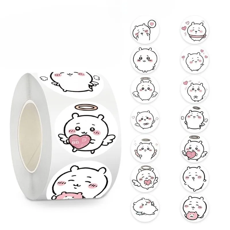 Cartoon Cute Expression Roll-up Sticker Cartoon Stickers for Children's Notebook Mobile Phone Case Desktop DIY Sticker Drawing
