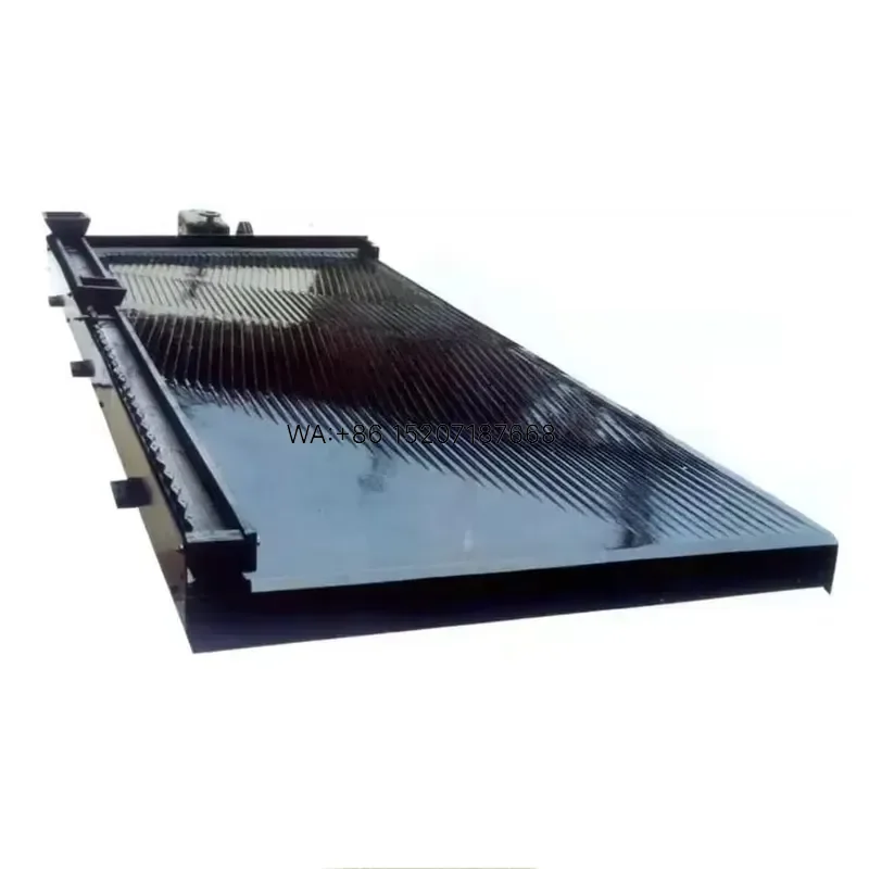 Wmwmnu for Lab Gemini Shaker Table Deck Wear resistant Fiberglass Bed Spare Part for Gold Mineral Gravity Separation