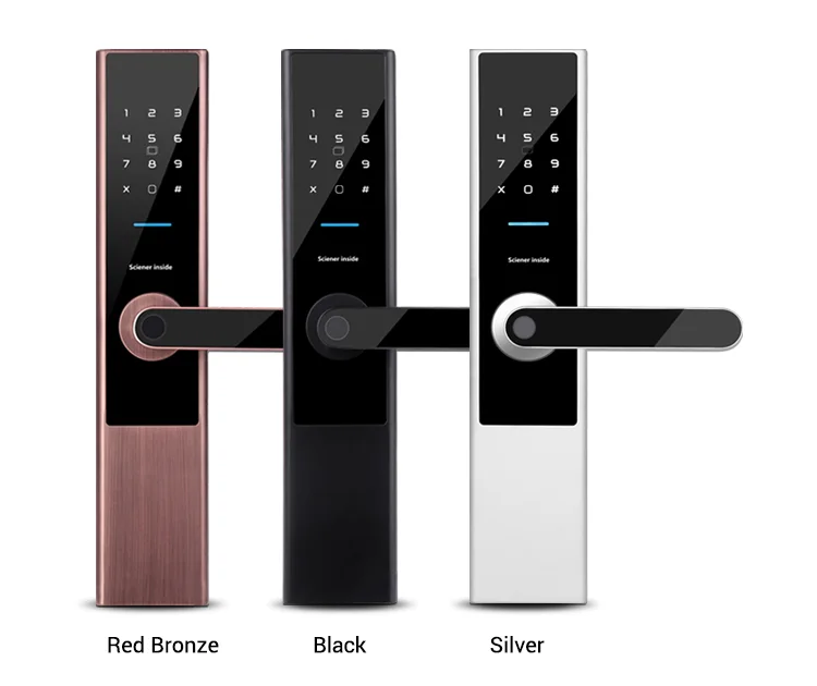 control electronic smart fingerprint door lock digital zigbee