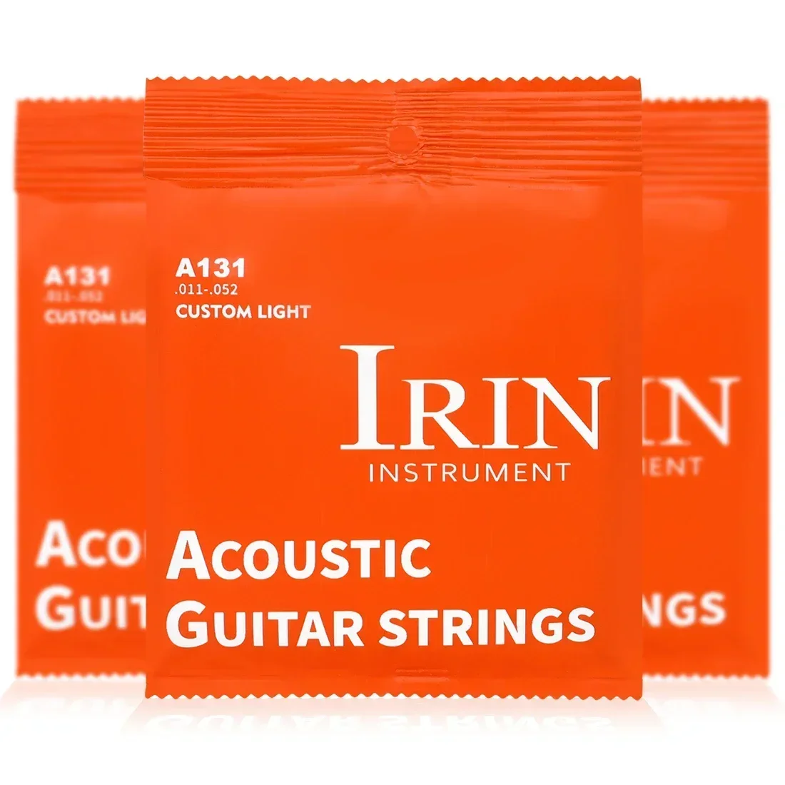 IRIN Acoustic Guitar Strings A131 High Carbon Alloy Folk Guitar Strings Rustproof Red Copper Beginners String Guitar Accessories