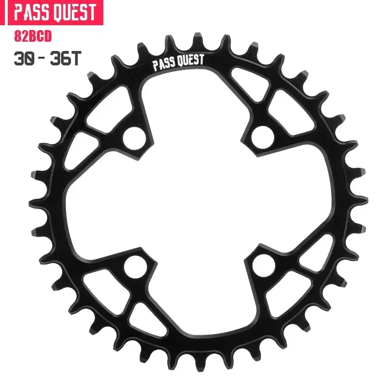 Pass Quest 82bcd for Fsa Alpha Drive Marlin 7 Mtb Narrow Wide Chainring 30 32 34 36T round/oval Bike Bicycle Chainwheel