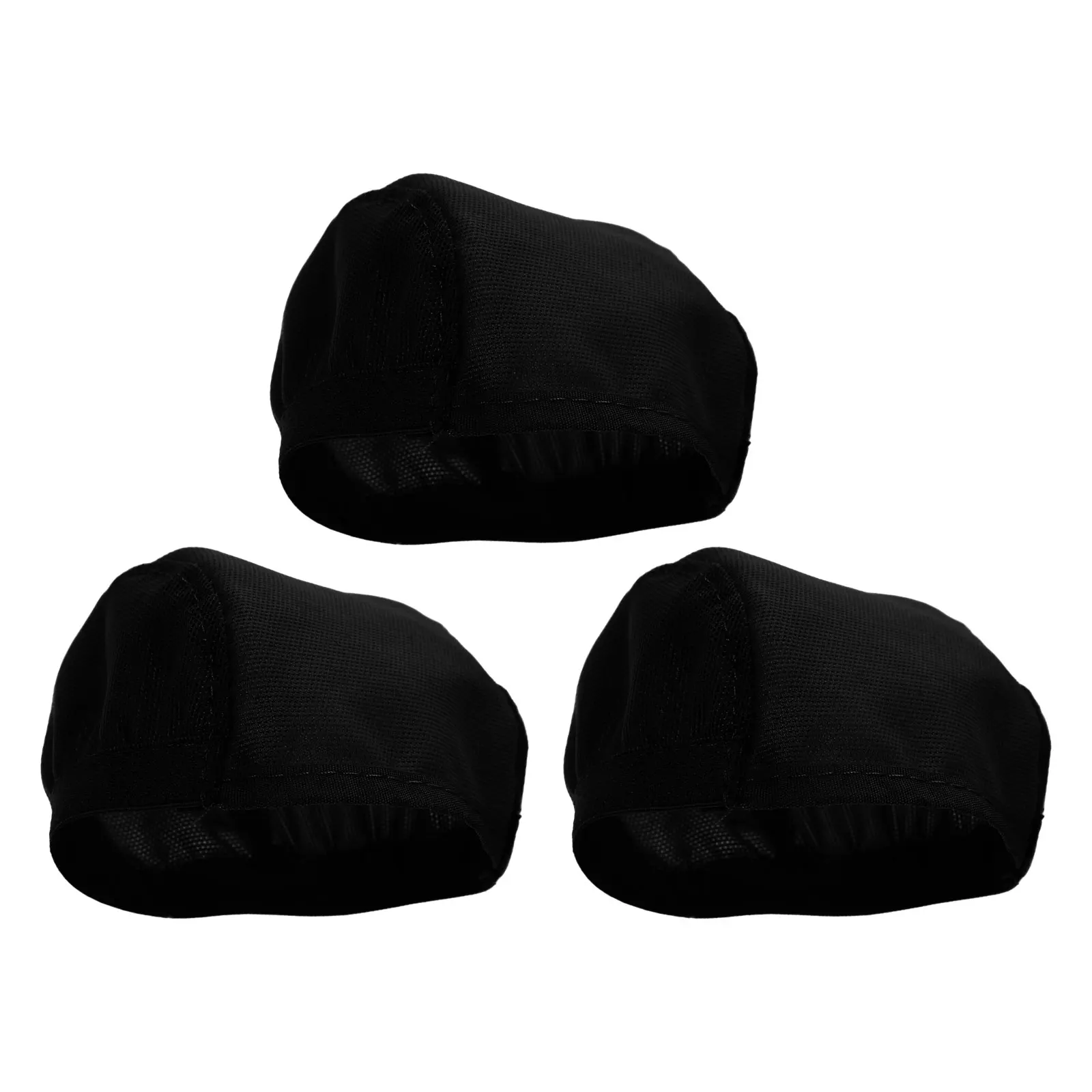

3pcs Caps: Mesh Hairnets For 22-24Cm Reusable Liner For Diy Making Kits, Mini Hat Decor, Dollhouse Accessories