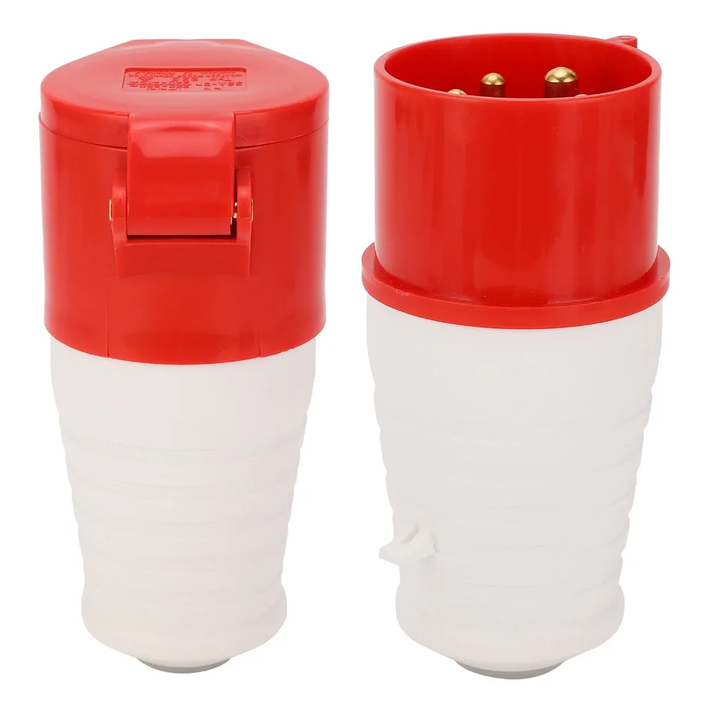 

220-380 В/240-415 В 32 А промышленный разъем 5-контактный 3-фазный 3P + N + E розетка IP44 водонепроницаемая вилка