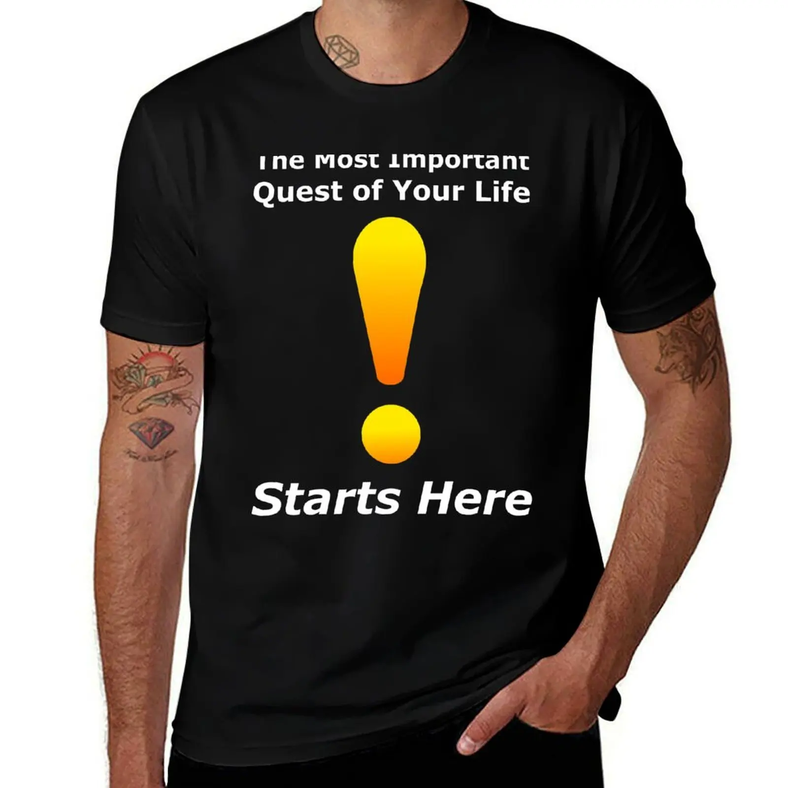 The Most Important Quest - WoW Nerd Gamer Geek T-Shirt Plus Size Summer Short Sleeve T-Shirt