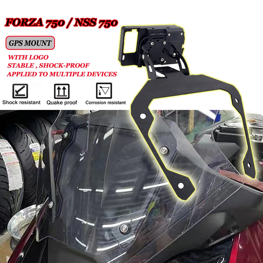 Motorcycle Support IPAD Intercoms GPS Stand Mobile Phone Navigation Bracket For Honda Forza 750 NSS 750 Navigation Holder Parts