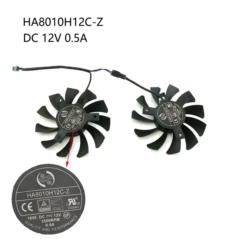 FMT ForMSI MSI GTX 1650s VENTUS XS graphics card fan new HA8010H12C-Z