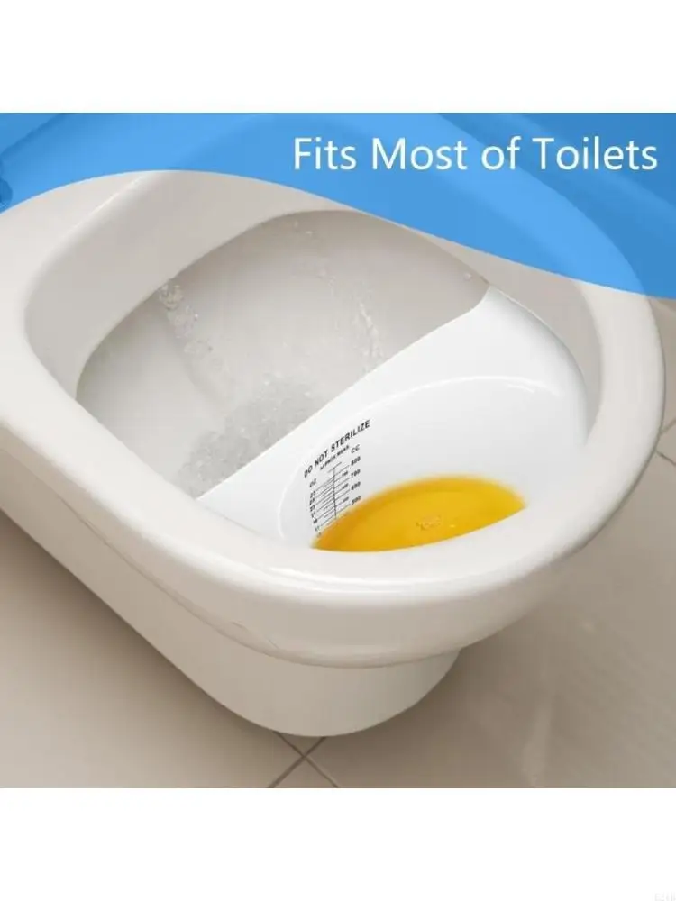 Pack Of 10 Urine Collection hat Comfortable Samples Cups set Simple Pour Urine Sample Collection Hat for Women & Elderly 