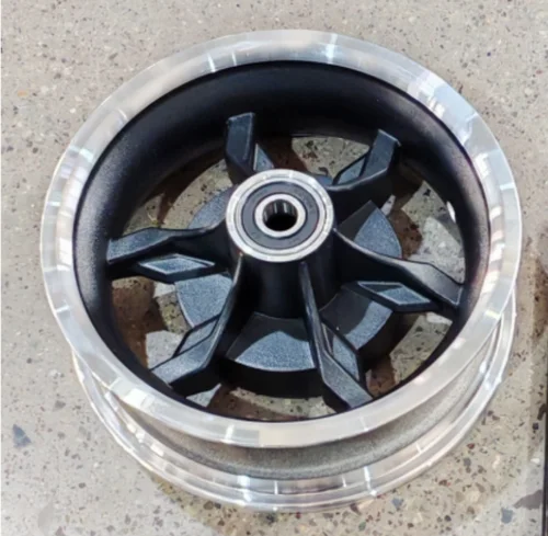 Imagen 2 del producto Llanta de rueda delantera de aluminio, nueva actualización con epassion de freno para DUALTRON MINI pro