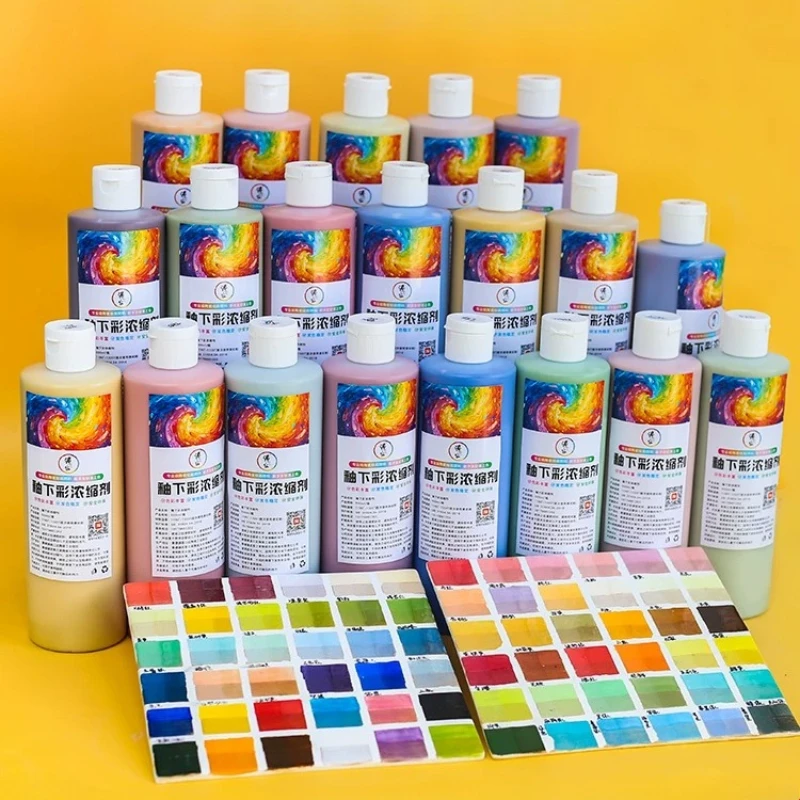 Underglaze Concentrate 500ml Large Bottle Ceramic Bisque Painting Pigment Medium High Temperature Firing Colorant 1180-1280°C