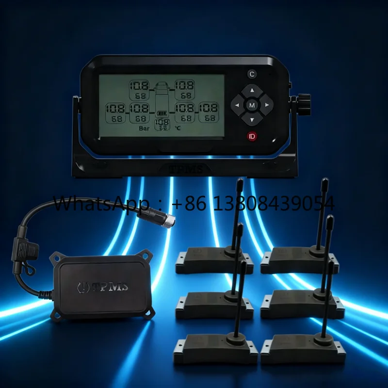 

Китайский заводской комплект TPMS для 6-колесных грузовиков: беспроводная система контроля давления в шинах с внутренними и внешними датчиками