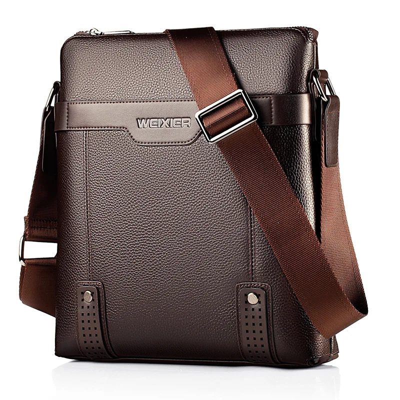 Men PU Leather Shoulder Bag Male Crossbody Bag For Men‘s Sling Bag Business Handbag