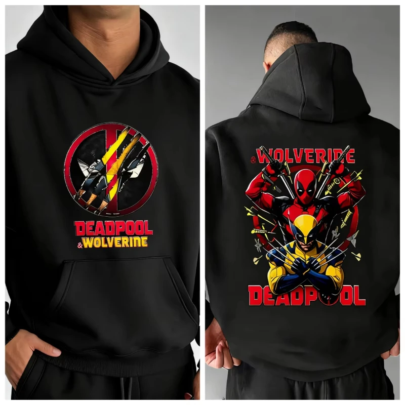 

Осень и зима Marvel's Newly Authorized Человек-паук с рисунком смерти, толстовка, уличная повседневная теплая свободная одежда