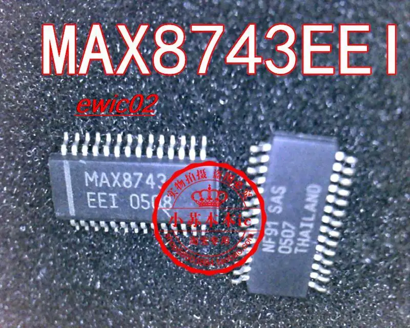 

10 шт., Оригинальные запасные части MAX8743EEI MAX8743